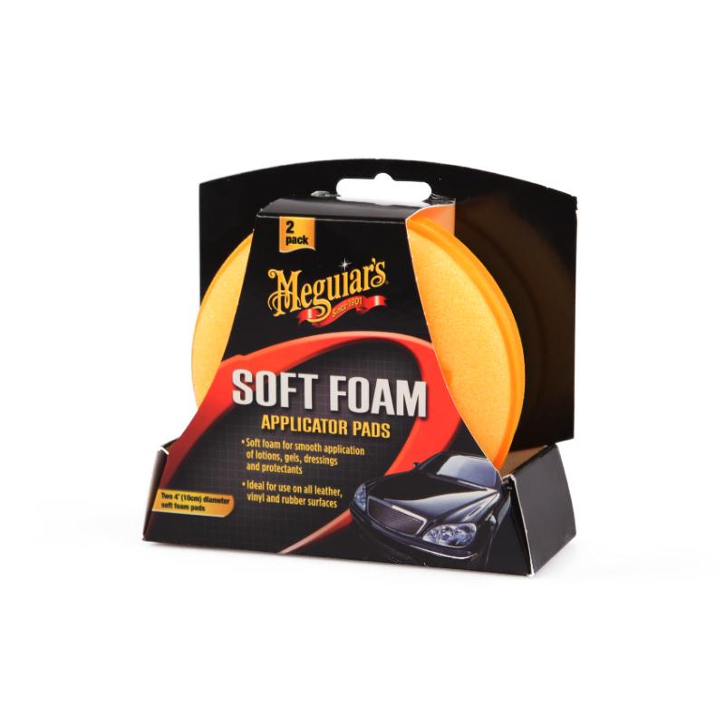  Meguiar's X3070 Soft Foam 4 Applicator Pads – 2 Pads :  Automotive