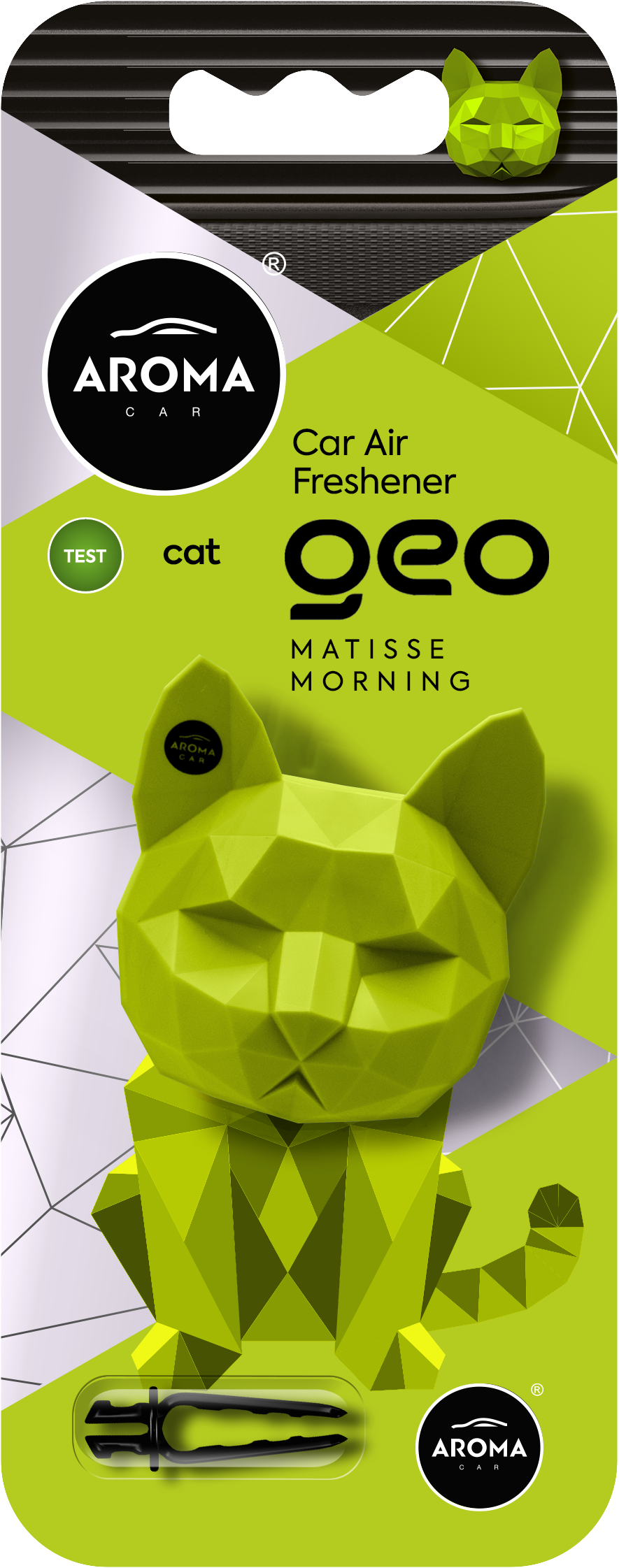 AromaCar Geo 3D Cat Matisse Morning