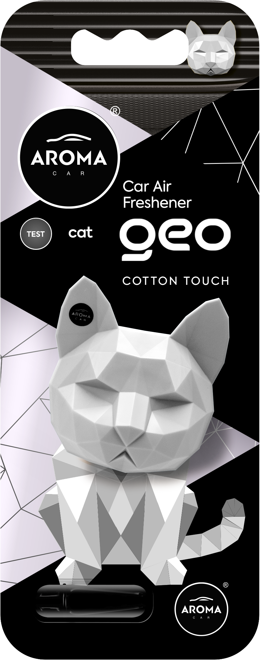 AromaCar Geo 3D Cat Cotton Touch