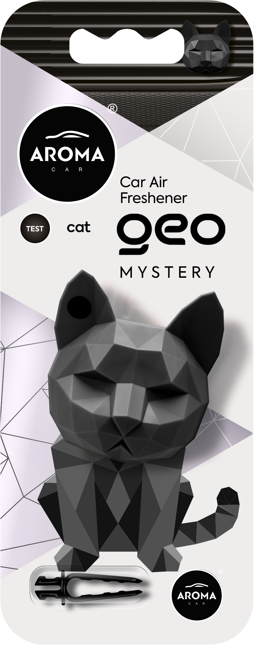 AromaCar Geo 3D Cat Mystery