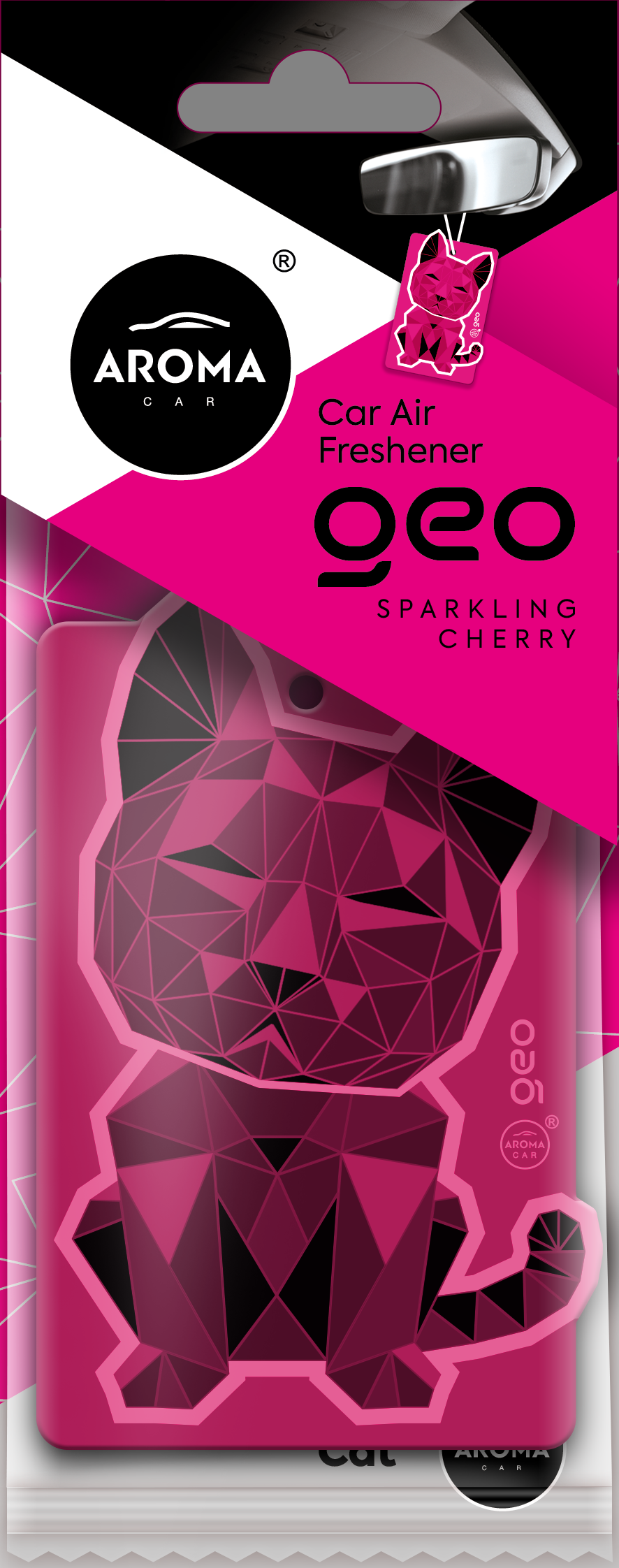 AromaCar Geo Cat Sparkling Cherry