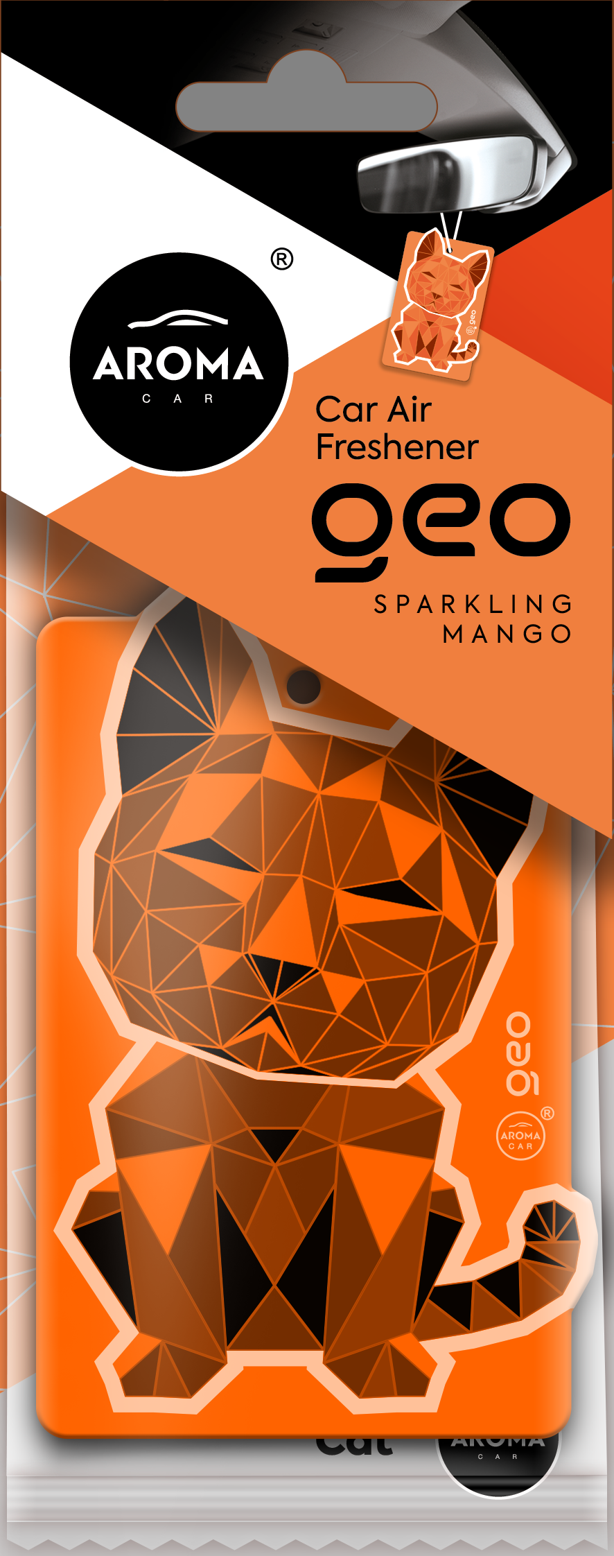 AromaCar Geo Cat Sparkling Mango