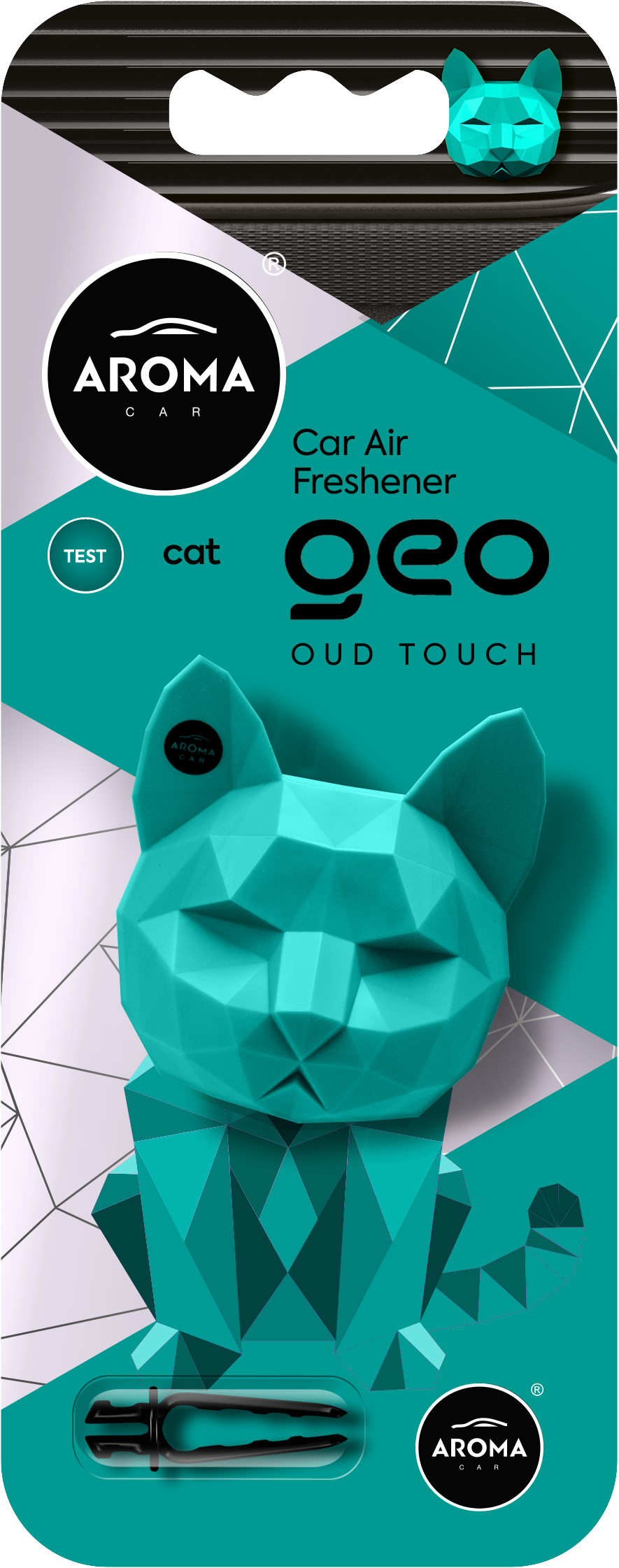 AromaCar Geo 3D Cat Oud Touch